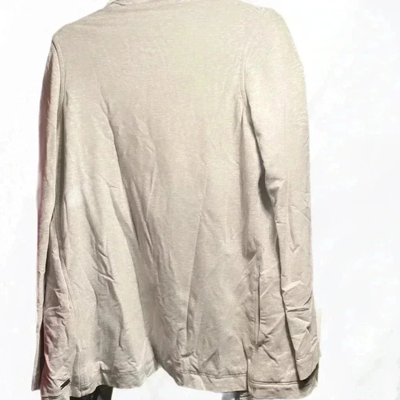 Lululemon Savasana Wrap casual long sleeve heathered grey cardigan jacket 6 - Picture 3 of 3